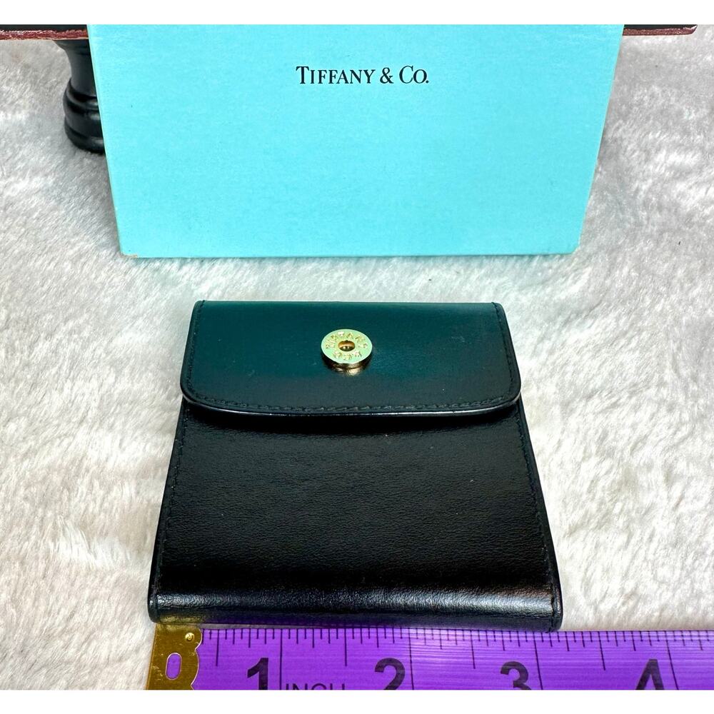 Tiffany & Co small sticky note holder. Black leather. NEW! Vintage RARE GIFT!! - Picture 9 of 10